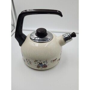 Vintage International Heartland Village Tea Kettle Cottage Core 1990’s Teakettle